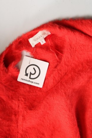 Γυναικείο πουλόβερ Grace & Mila, Μέγεθος S, Χρώμα Κόκκινο, Τιμή 3,23 €