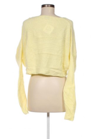Дамски пуловер Made In Italy, Размер XL, Цвят Жълт, Цена 13,05 лв.