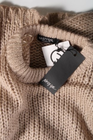 Дамски пуловер Nasty Gal, Размер M, Цвят Бежов, Цена 11,31 лв.
