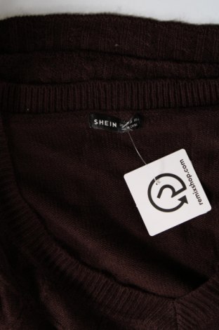 Γυναικείο πουλόβερ SHEIN, Μέγεθος M, Χρώμα Καφέ, Τιμή 2,51 €