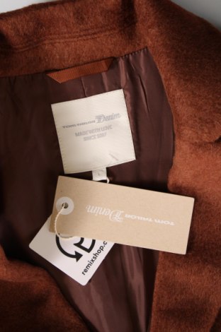 Γυναικείο παλτό Tom Tailor, Μέγεθος L, Χρώμα Καφέ, Τιμή 61,08 €