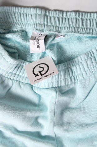 Γυναικείο αθλητικό παντελόνι Collusion, Μέγεθος L, Χρώμα Μπλέ, Τιμή 5,26 €