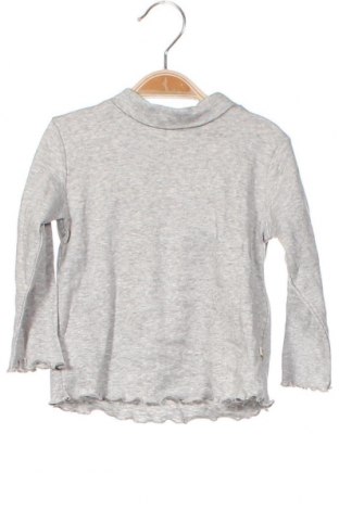 Kinder Shirt Zara, Größe 9-12m/ 74-80 cm, Farbe Grau, Preis 1,53 €