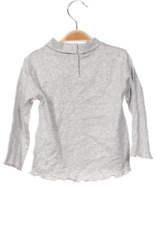 Детска блуза Zara, Размер 9-12m/ 74-80 см, Цвят Сив, Цена 22,00 лв.