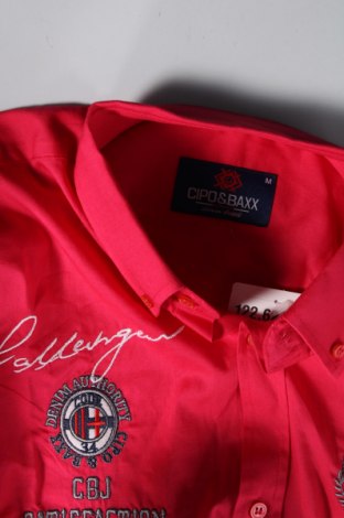 Ανδρικό πουκάμισο Cipo & Baxx, Μέγεθος M, Χρώμα Ρόζ , Τιμή 5,26 €