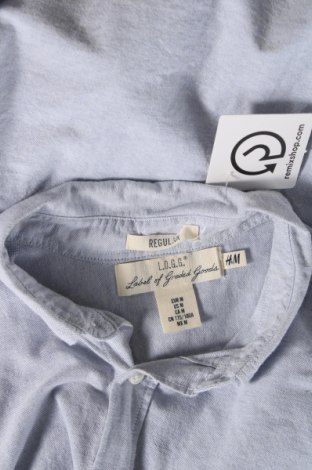 Мъжка риза H&M L.O.G.G., Размер M, Цвят Син, Цена 15,66 лв.