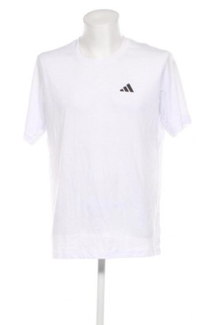 Herren T-Shirt Adidas, Größe L, Farbe Weiß, Preis 26,80 €