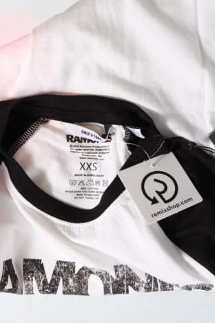 Herren T-Shirt Only & Sons, Größe XXS, Farbe Weiß, Preis 4,44 €