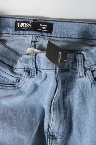 Męskie jeansy Burton of London, Rozmiar S, Kolor Niebieski, Cena 30,15 zł