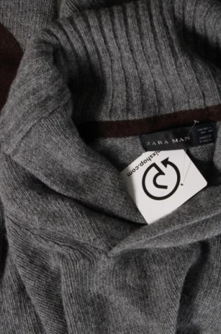 Ανδρικό πουλόβερ Zara Man, Μέγεθος L, Χρώμα Γκρί, Τιμή 6,00 €