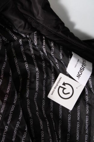 Ανδρικό μπουφάν Collusion, Μέγεθος S, Χρώμα Μαύρο, Τιμή 6,28 €