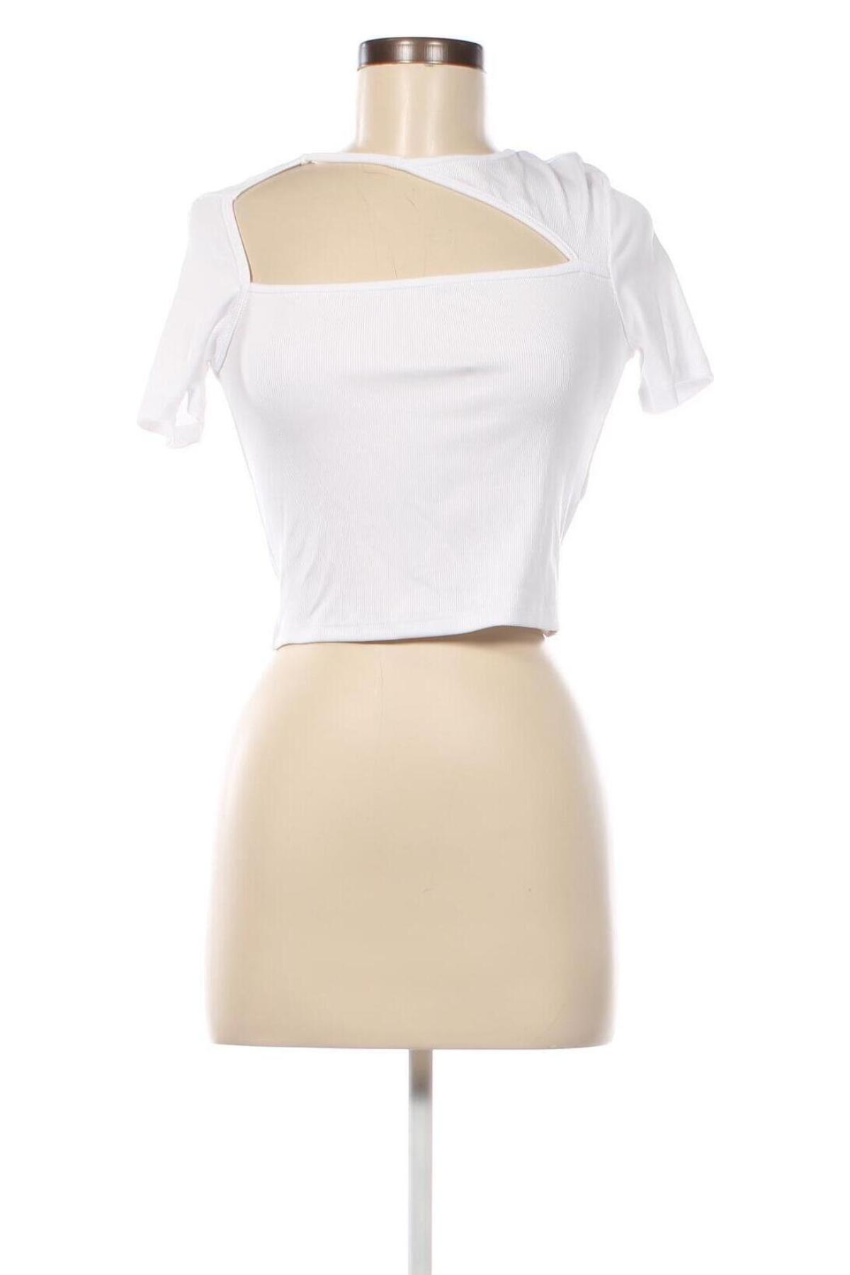 Damen Shirt Pull&Bear, Größe M, Farbe Weiß, Preis € 15,98