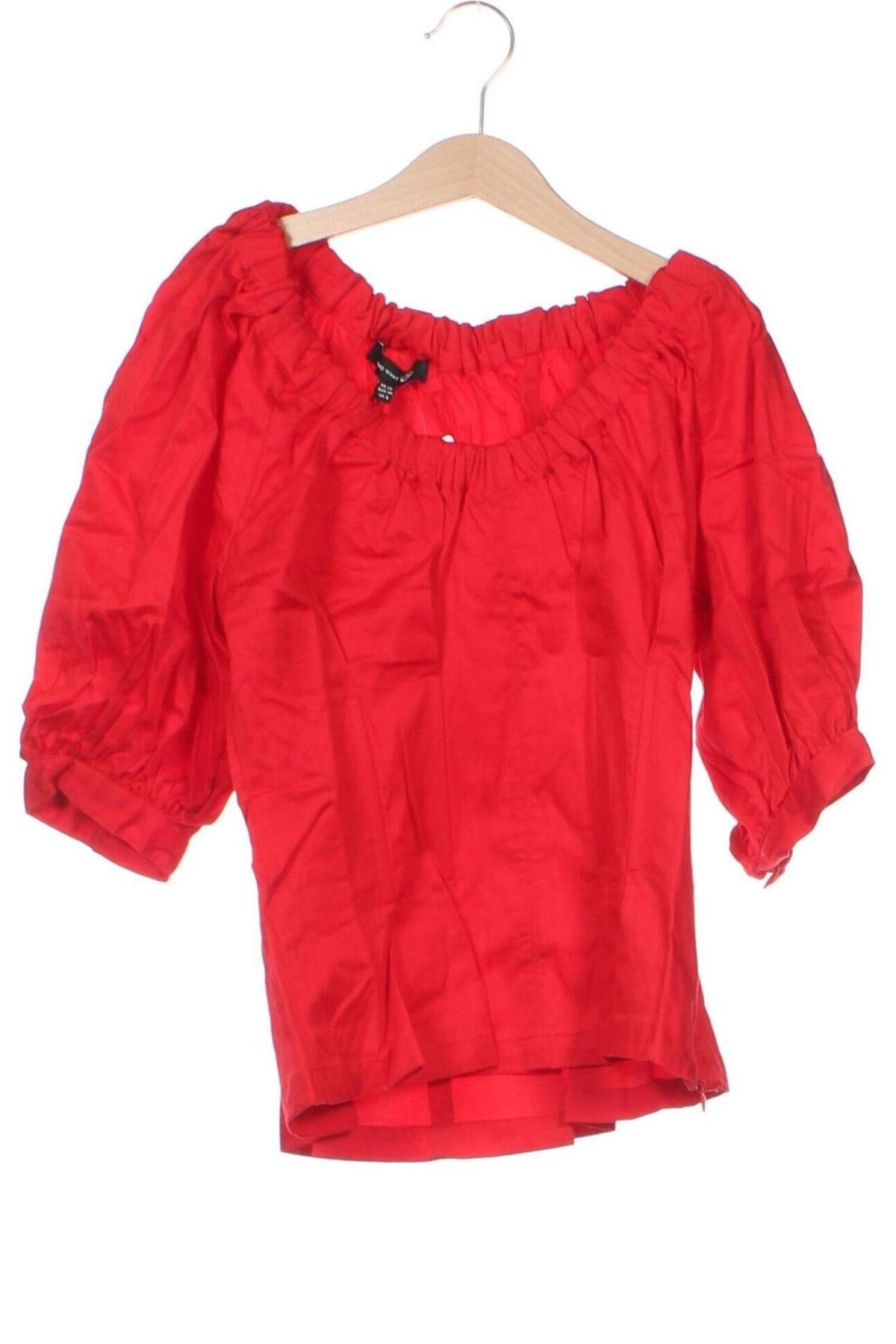 Γυναικεία μπλούζα Who What Wear, Μέγεθος XS, Χρώμα Κόκκινο, Τιμή 4,21 €