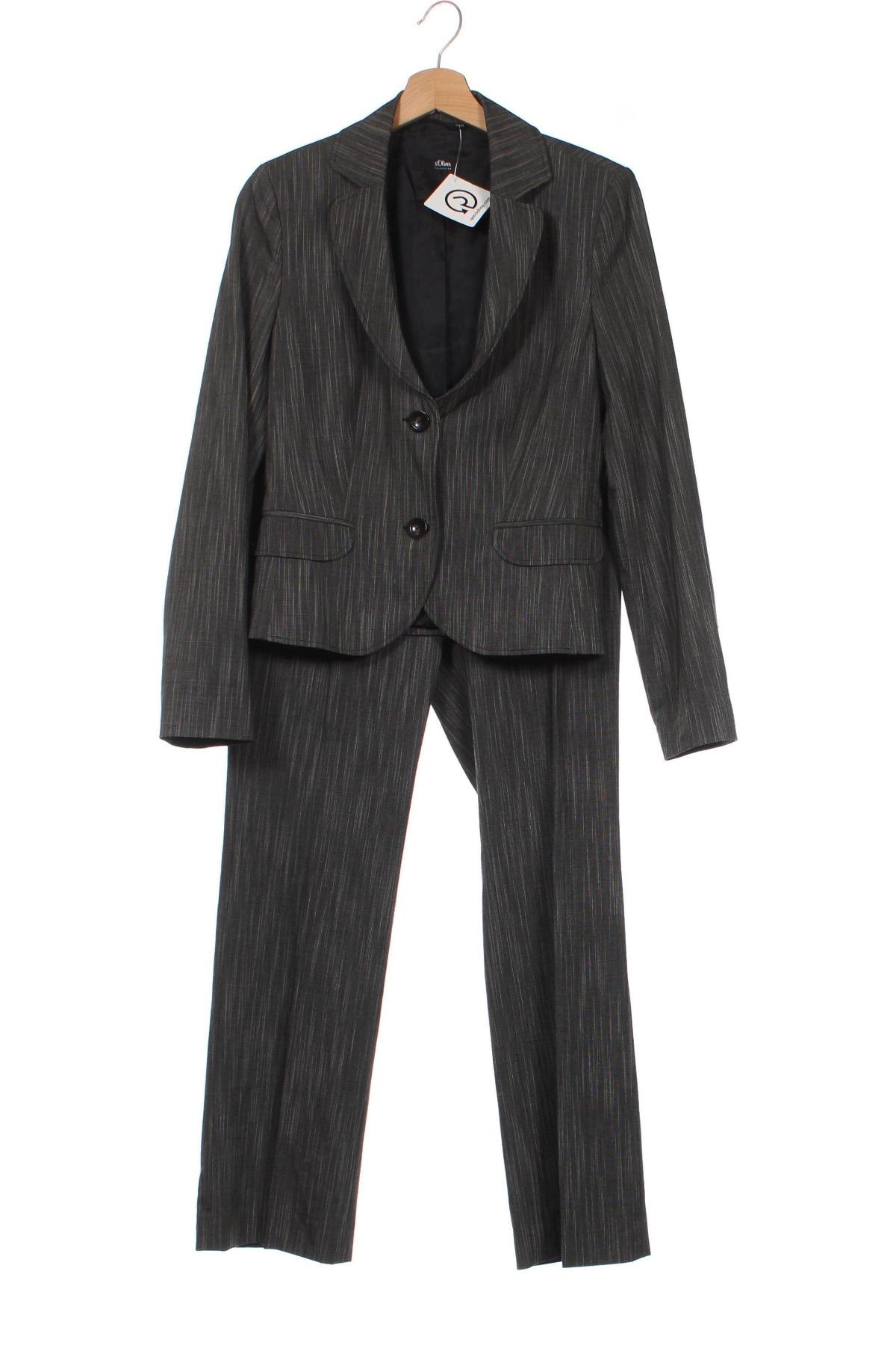 Γυναικείο κοστούμι S.Oliver, Μέγεθος S, Χρώμα Γκρί, Τιμή 32,16 €