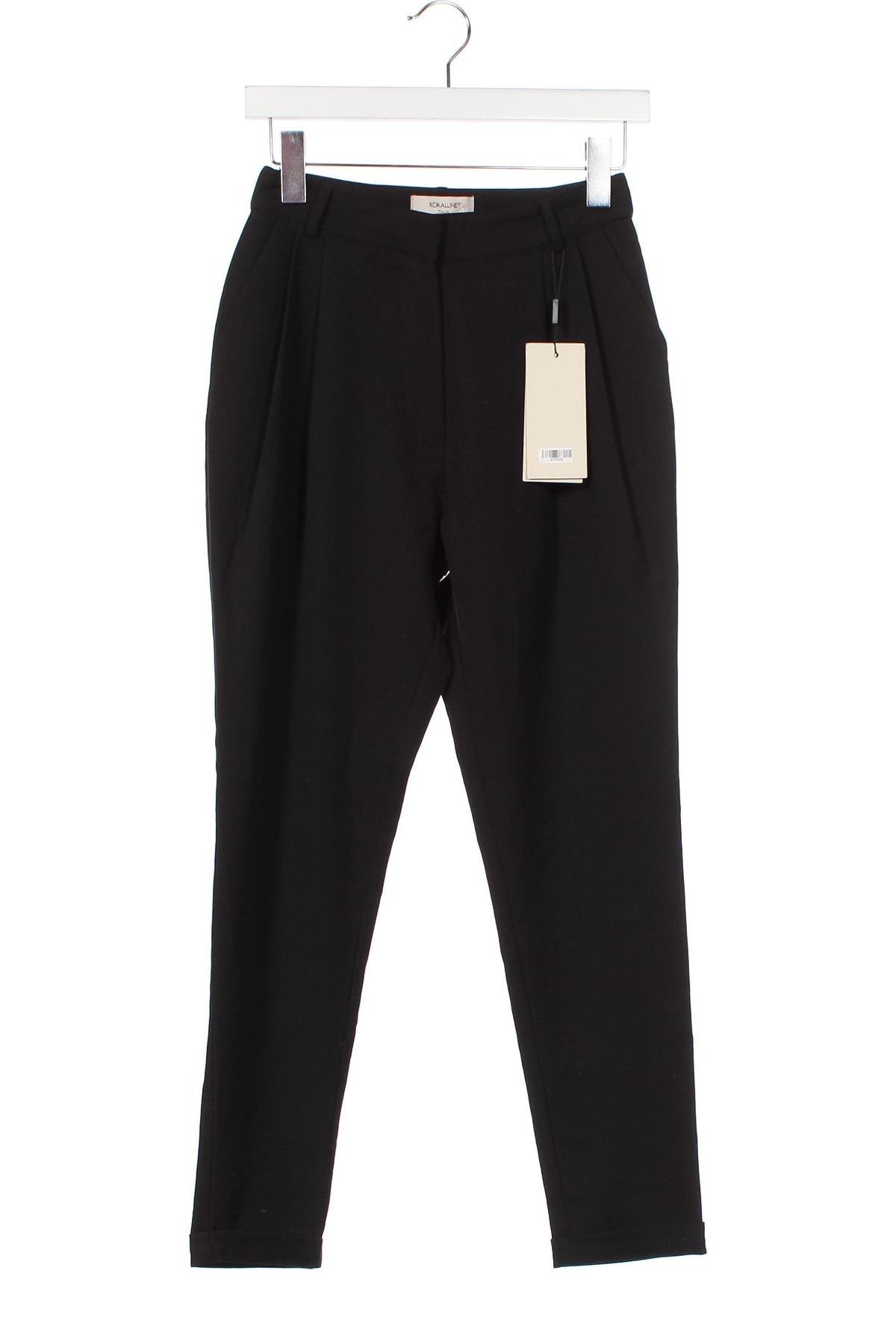 Дамски панталон Koralline, Размер M, Цвят Черен, Цена 87,00 лв.