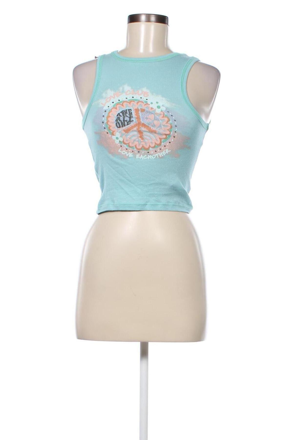 Γυναικείο αμάνικο μπλουζάκι Urban Outfitters, Μέγεθος XS, Χρώμα Μπλέ, Τιμή 3,14 €