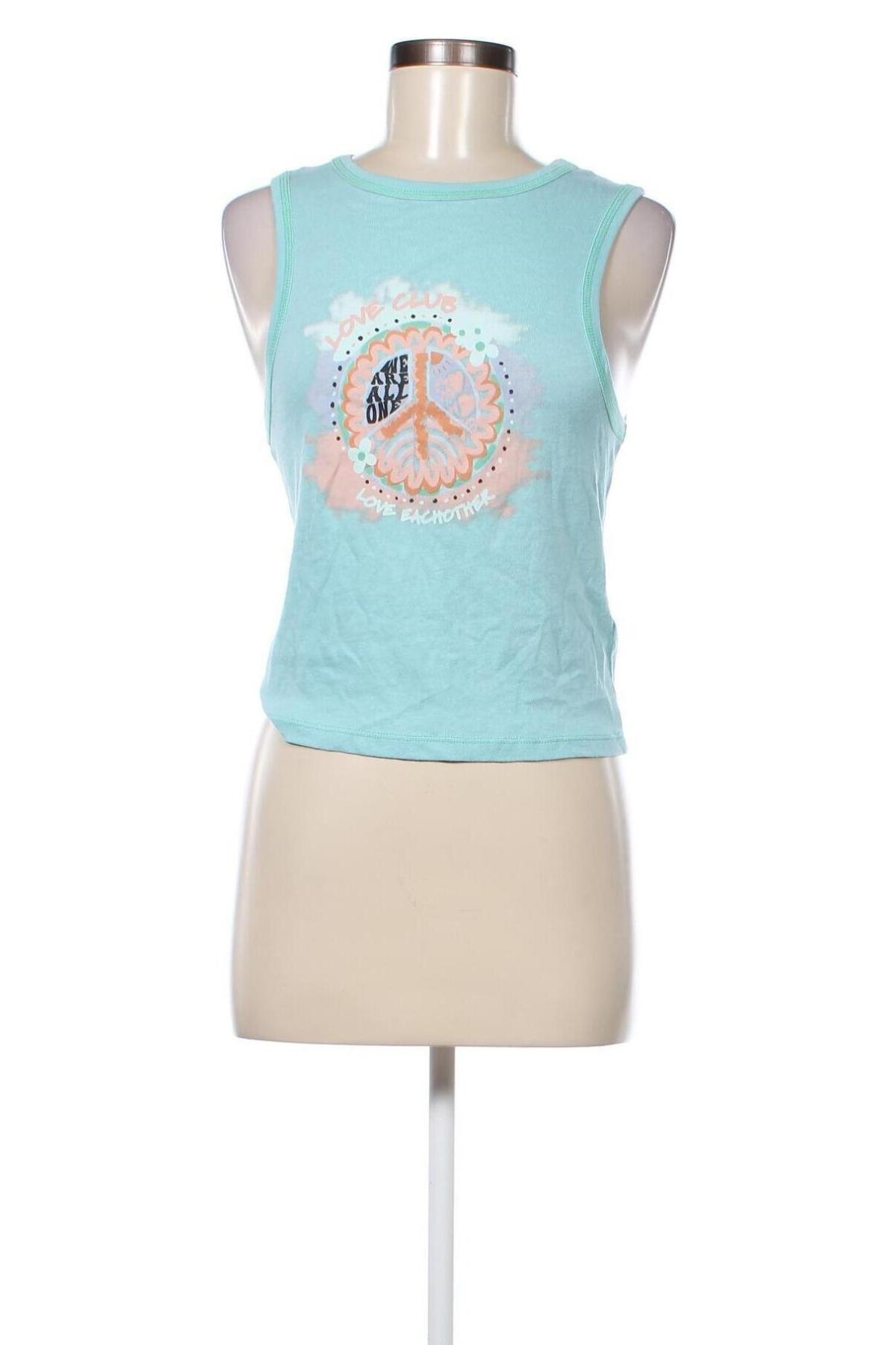 Damska koszulka na ramiączkach Urban Outfitters, Rozmiar XL, Kolor Niebieski, Cena 17,01 zł