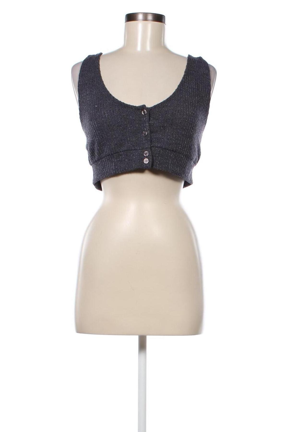 Γυναικείο αμάνικο μπλουζάκι Wal G, Μέγεθος XL, Χρώμα Γκρί, Τιμή 3,14 €