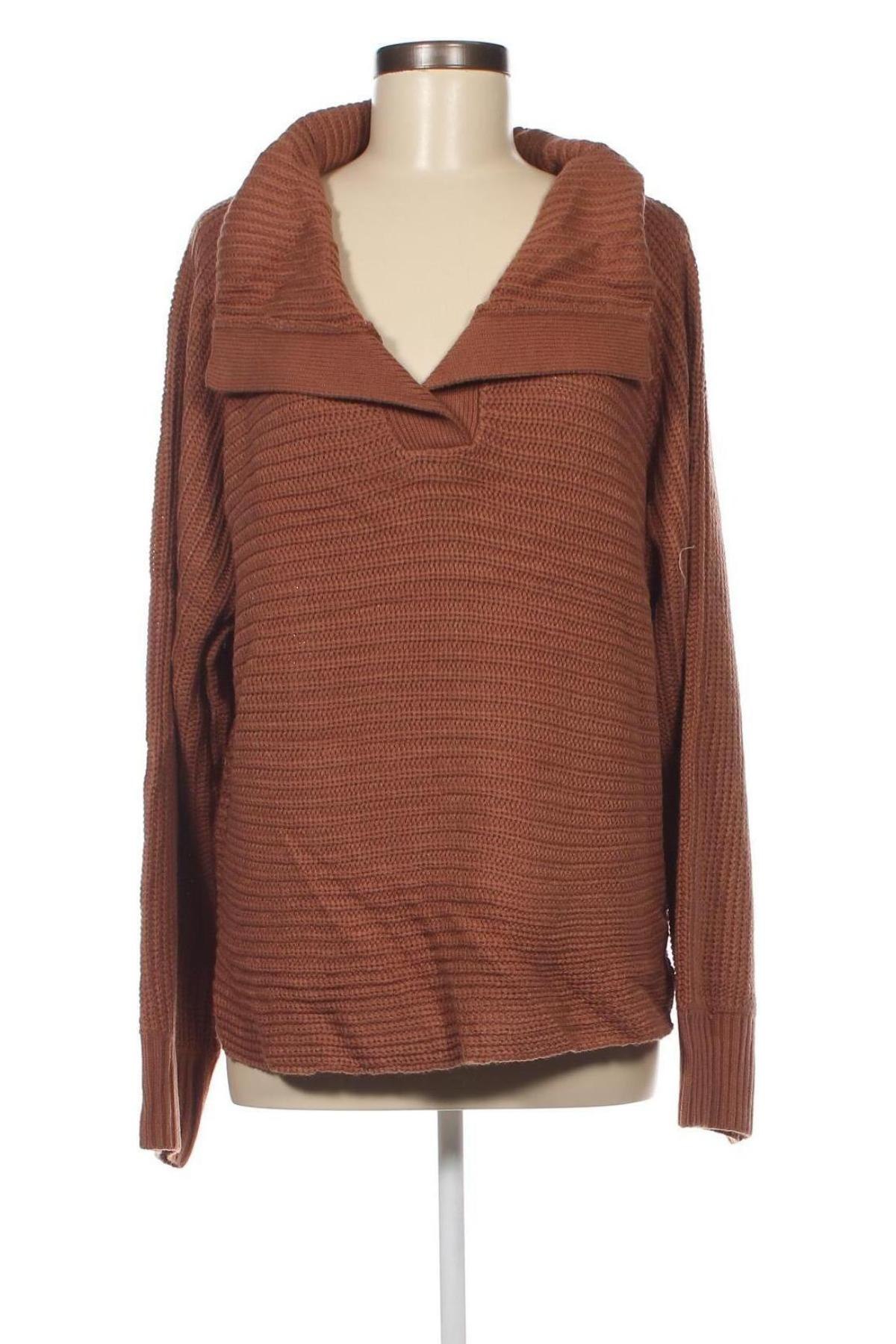 Γυναικείο πουλόβερ Nasty Gal, Μέγεθος XL, Χρώμα Καφέ, Τιμή 6,28 €