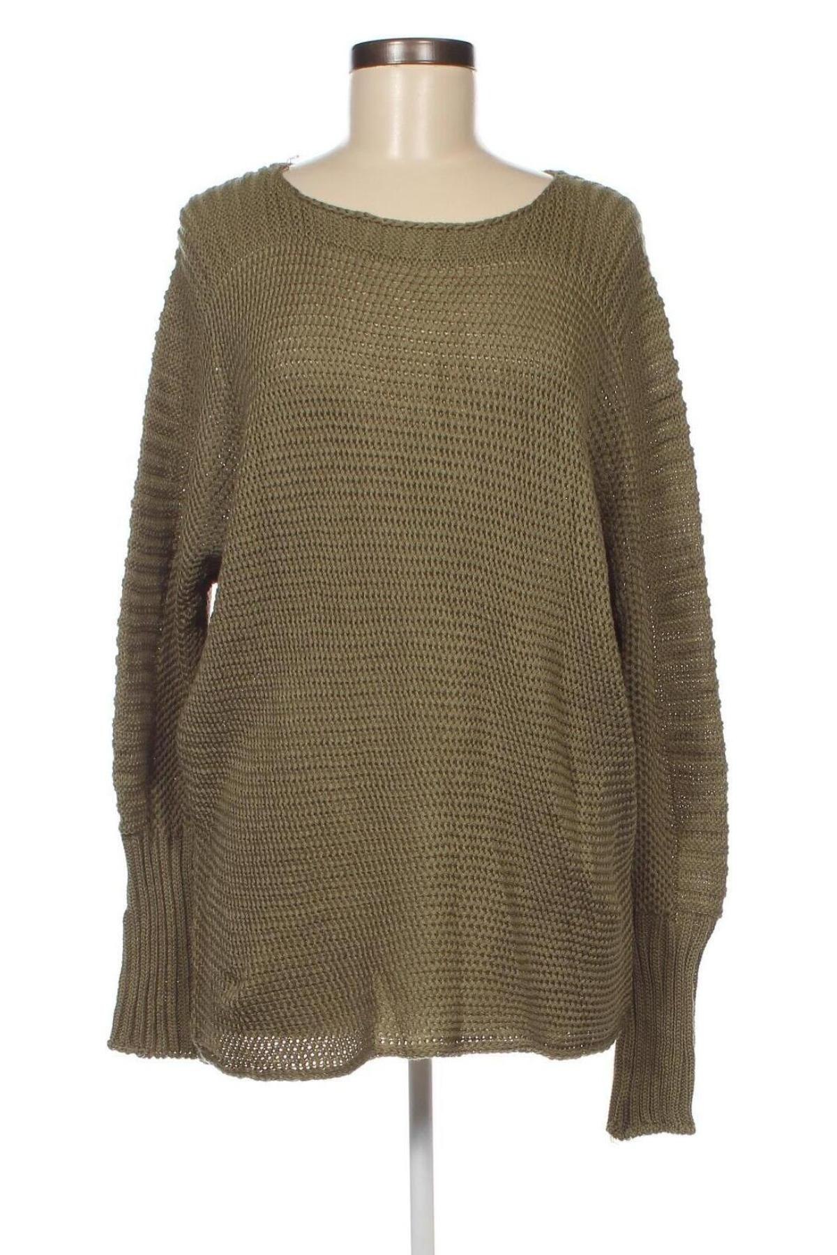 Дамски пуловер New Laviva, Размер M, Цвят Зелен, Цена 12,18 лв.