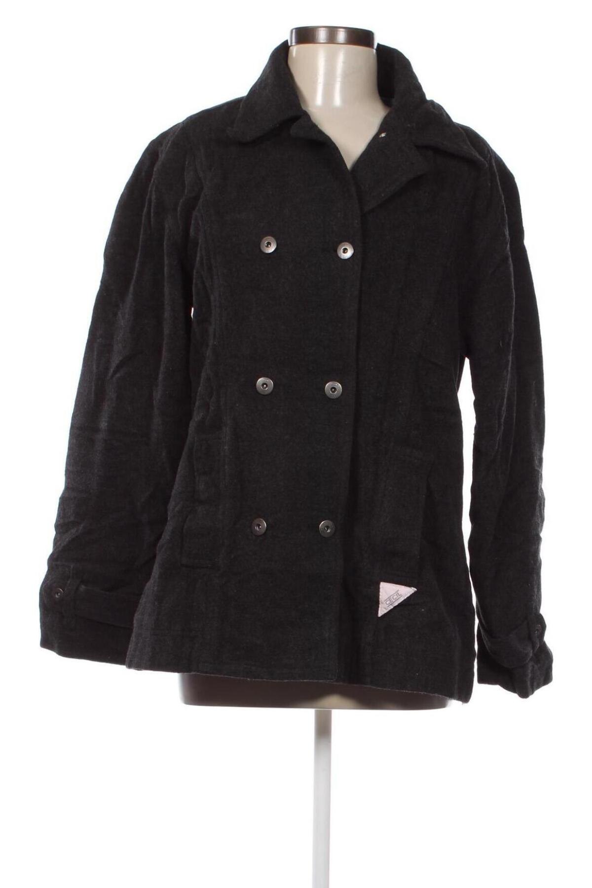 Дамско палто Cecil, Размер M, Цвят Сив, Цена 7,48 лв.
