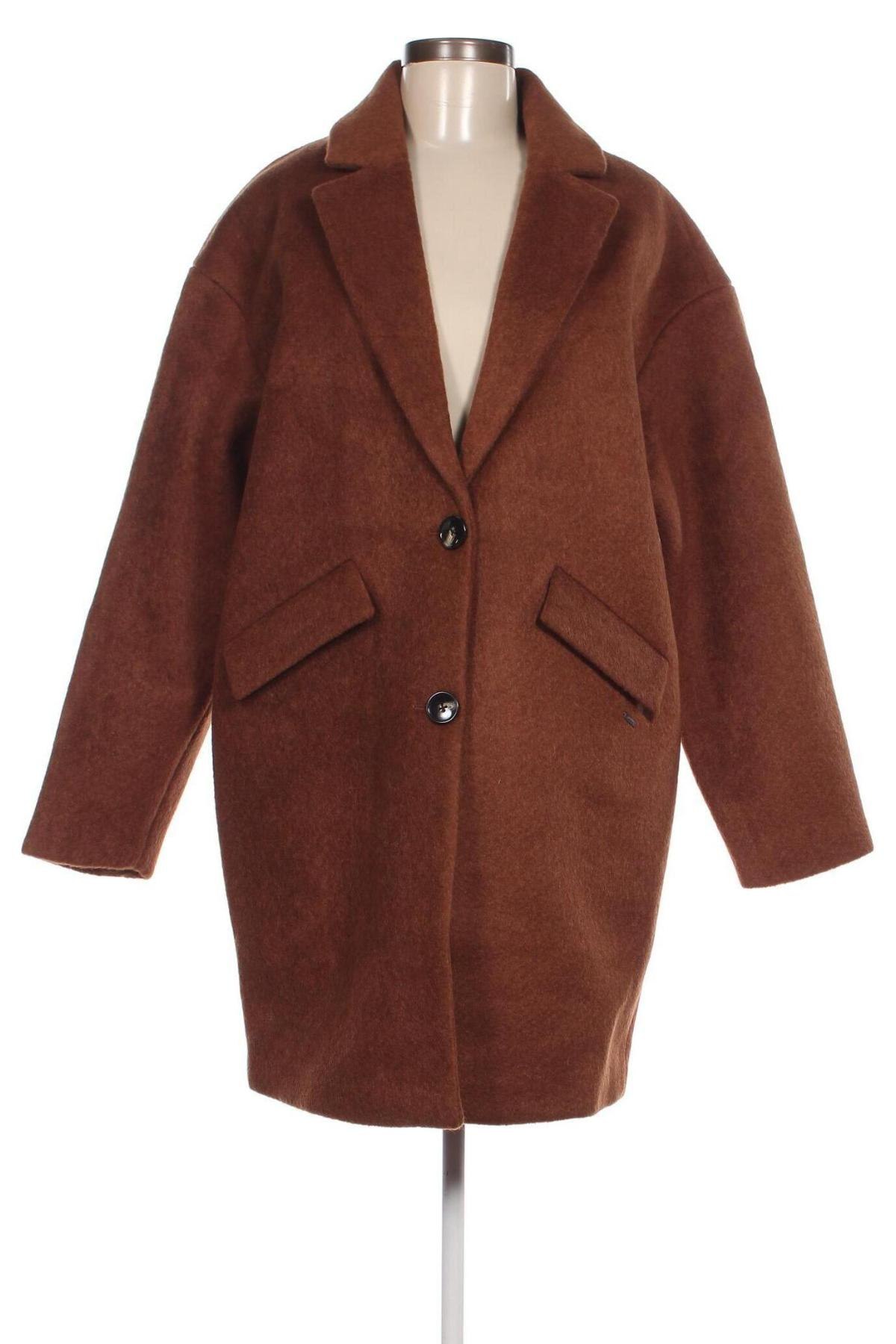 Дамско палто Tom Tailor, Размер L, Цвят Кафяв, Цена 118,49 лв.