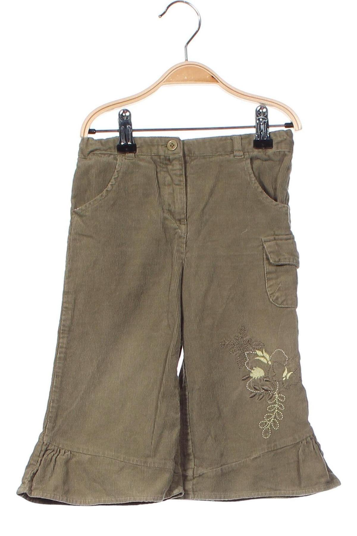 Детски джинси, Размер 9-12m/ 74-80 см, Цвят Зелен, Цена 3,75 лв.