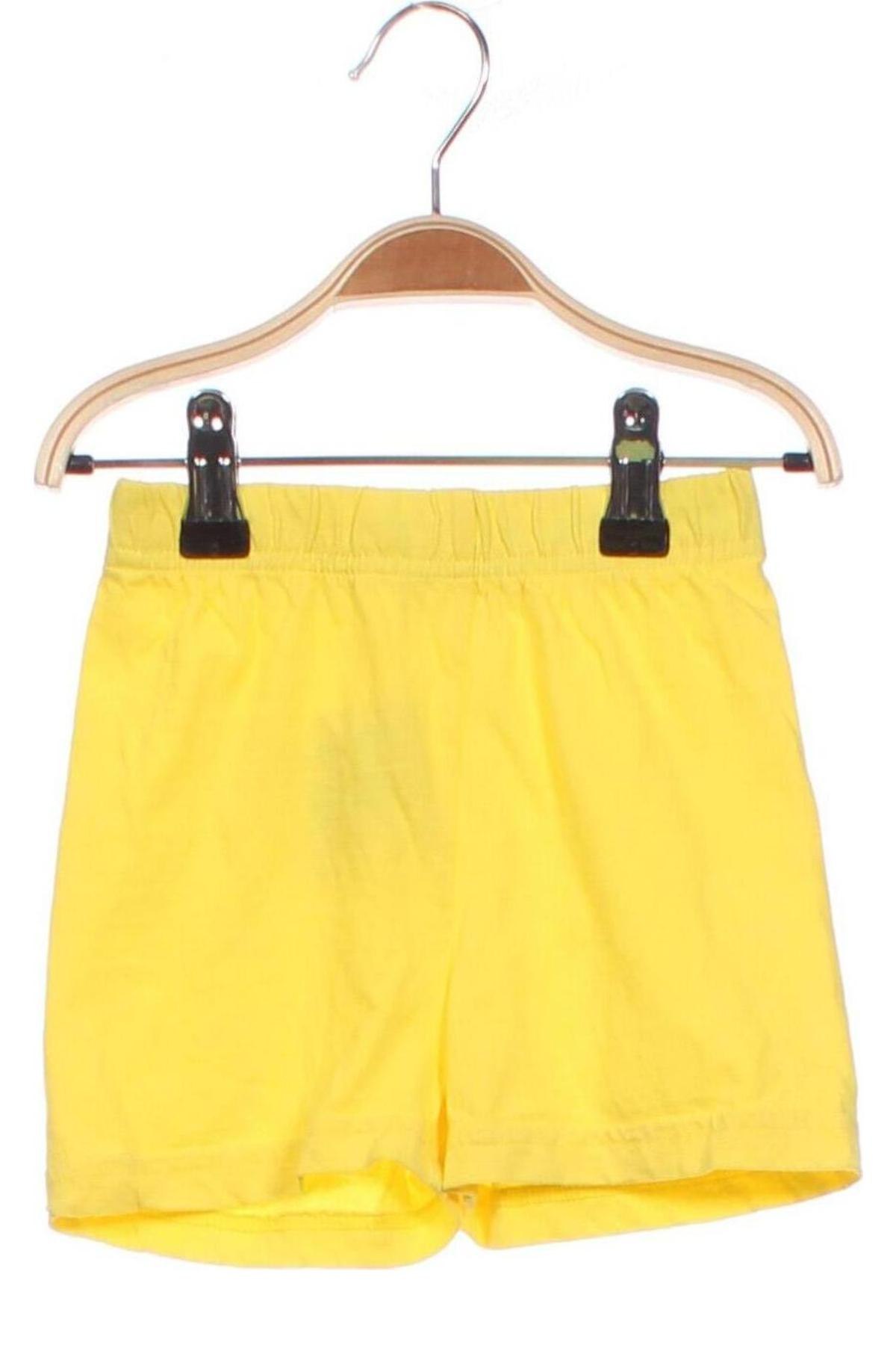 Παιδικό κοντό παντελόνι, Μέγεθος 2-3m/ 56-62 εκ., Χρώμα Κίτρινο, Τιμή 1,66 €