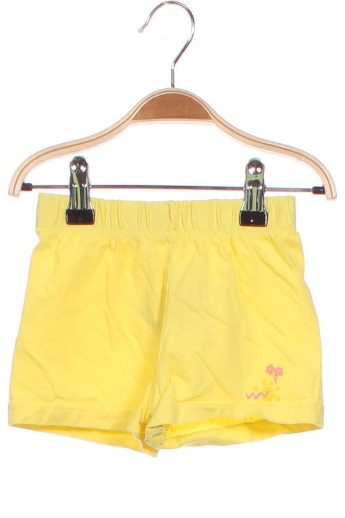 Kinder Shorts, Größe 3-6m/ 62-68 cm, Farbe Gelb, Preis 2,49 €