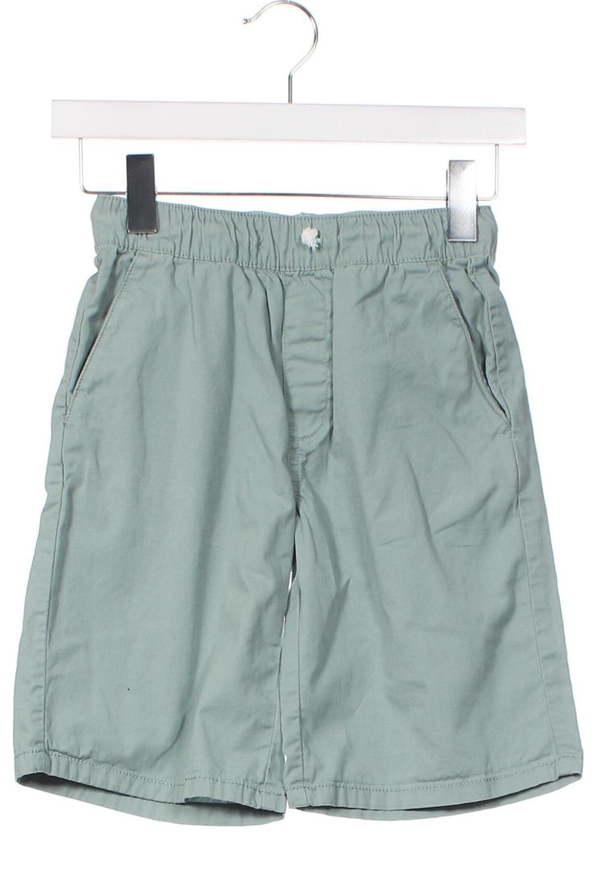 Kinder Shorts H&M, Größe 7-8y/ 128-134 cm, Farbe Grün, Preis 16,37 €