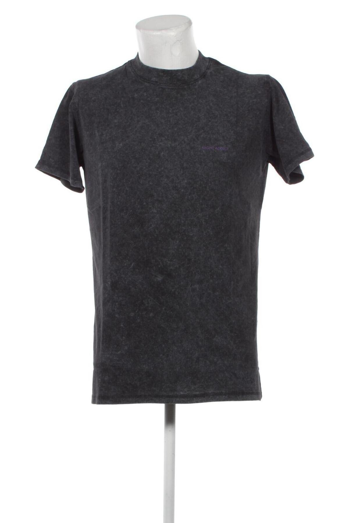 Herren T-Shirt NIGHT ADDICT, Größe XS, Farbe Grau, Preis 14,95 €