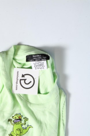 Damen Shirt Bershka, Größe S, Farbe Grün, Preis € 6,99