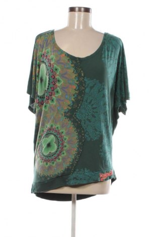 Bluză de femei Desigual, Mărime L, Culoare Verde, Preț 79,99 Lei