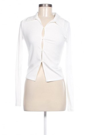 Damen Shirt Gina Tricot, Größe M, Farbe Weiß, Preis € 9,99