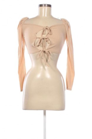 Damen Shirt Missguided, Größe XXS, Farbe Beige, Preis 4,99 €