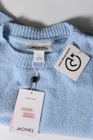 Damen Shirt Monki, Größe L, Farbe Blau, Preis € 7,99