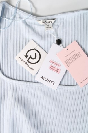 Дамска блуза Monki, Размер XL, Цвят Син, Цена 9,99 лв.