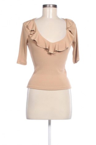 Damen Shirt Stradivarius, Größe XS, Farbe Beige, Preis € 3,99