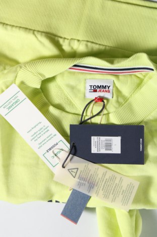 Bluză de femei Tommy Jeans, Mărime L, Culoare Verde, Preț 282,99 Lei