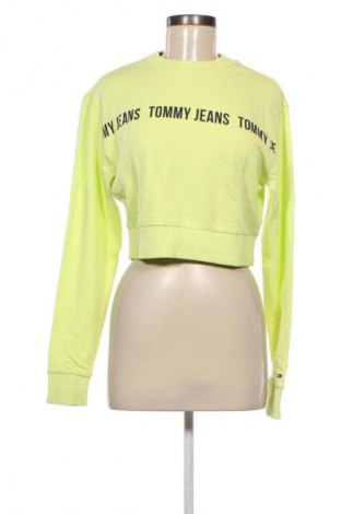 Γυναικεία μπλούζα Tommy Jeans, Μέγεθος S, Χρώμα Πράσινο, Τιμή 36,99 €