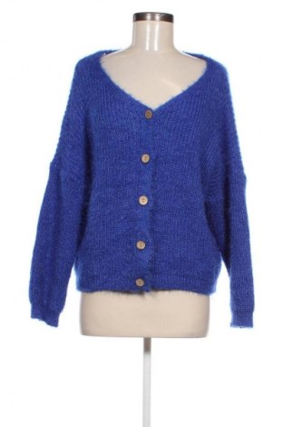 Damen Strickjacke, Größe L, Farbe Blau, Preis 9,49 €