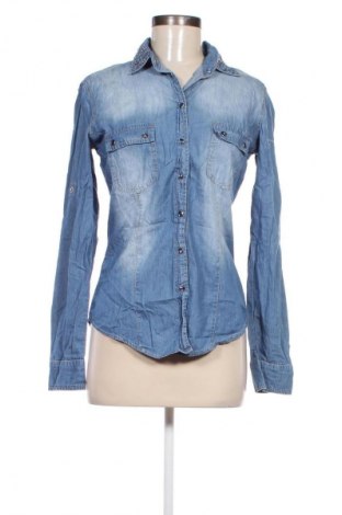 Damenbluse, Größe M, Farbe Blau, Preis € 4,49