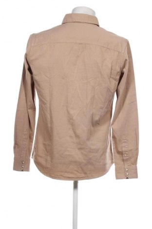 Herrenhemd Jack & Jones, Größe M, Farbe Beige, Preis € 19,49