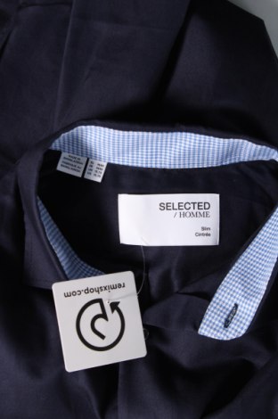 Herrenhemd Selected Homme, Größe M, Farbe Blau, Preis € 21,99