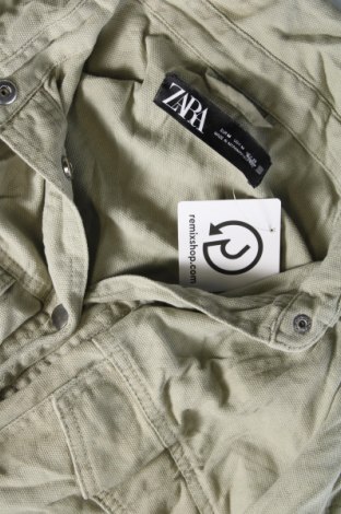 Дамска риза Zara, Размер M, Цвят Зелен, Цена 5,99 лв.