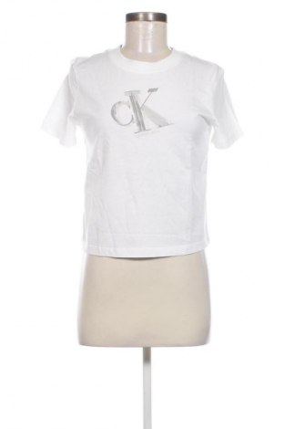 Damski T-shirt Calvin Klein, Rozmiar M, Kolor Biały, Cena 152,99 zł