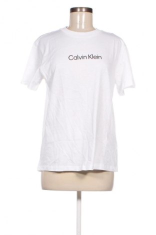 Damen T-Shirt Calvin Klein, Größe L, Farbe Weiß, Preis € 25,99