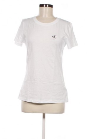 Γυναικείο t-shirt Calvin Klein, Μέγεθος M, Χρώμα Λευκό, Τιμή 29,99 €