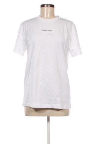 Damski T-shirt Calvin Klein, Rozmiar L, Kolor Biały, Cena 143,99 zł