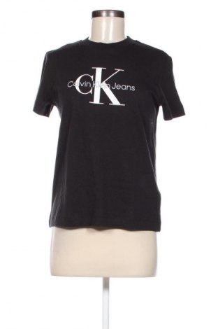 Γυναικείο t-shirt Calvin Klein Jeans, Μέγεθος S, Χρώμα Μαύρο, Τιμή 20,49 €